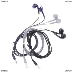 [COD] ZNPNXN หูฟังแบบมีสาย U19ผิวเรียบหูฟัง3.5มม. พร้อมชุดหูฟังเพลงตัดเสียงรบกวนมือไมค์ในตัว