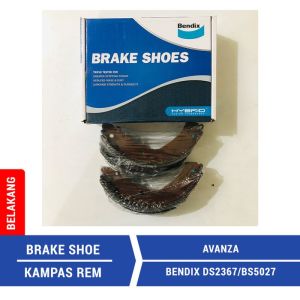 Kampas Rem Belakang Avanza Xenia BENDIX Brake Shoe DS 2367