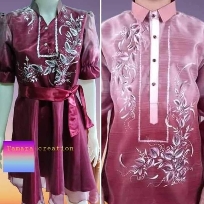 (New) Couple Barong Made in Lumban Laguna / Organza | Lazada PH