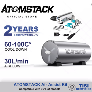 ATOMSTACK Laser Khắc Laser Khắc Điêu Khắc Phụ Kiện Cắt Không Khí Hỗ Trợ Tăng Hiệu Quả Công Việc 20%