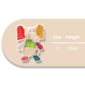 Hamshmoc Plush Dog Toy Squeaky Dental Chew Machine Washable Anxiety Relief Cute Animal Shapes For Indoor/Outdoor