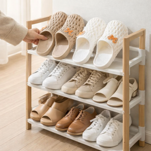 Fashion Anti Slip Hollow Out Flat Slippers PVC Cover Toe Slides Sandals Beachwear Home Slipper Women Summer