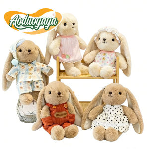 Aoduoyaya Cute Dress Bunny Plush Toys  Rabbit Doll Comforter Toy for Children Cute Fufu Rabbit Stuffed Toy