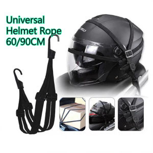 60/90CM Universal Motorcycle Helmet Rope Luggage Net Protective Gears Universal Helmet Mesh