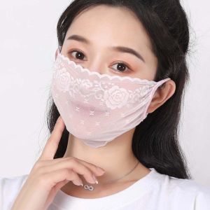 👉【Miễn phí ship cho 1 sản phẩm】AODDO Đàn hồi Màn che nắng Thoáng khí Siêu Khẩu trang đi xe đạp Thời trang Thiết kế ren nạ chống nắng Dành cho phụ nữ và các bé gái
