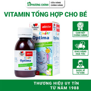 Siro Ăn Ngon Tăng Đề Kháng Cho Bé Doppelherz Kinder Optima Hỗ Trợ Bé Phát Triển Khoẻ Mạnh 100ml