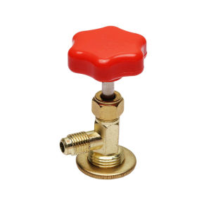 Can Tape Vavle 339 / Kran Buka Freon Gagang Besi Kuat Untuk R134a/R410A