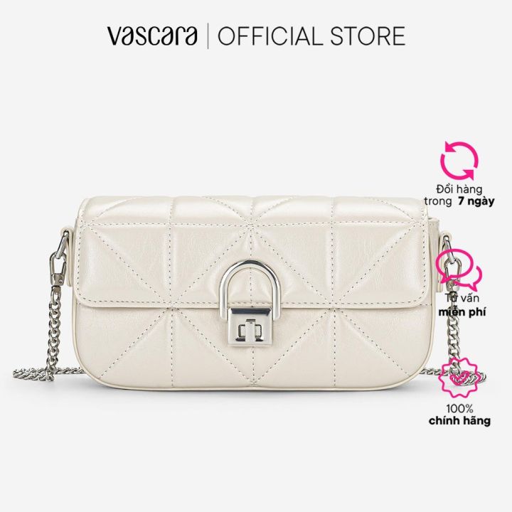 Vascara Túi Đeo Chéo May Chần Nhấn Khóa Kiểu - SHO 0293 | Lazada.vn
