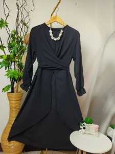 LONG TUNIK WANITA AKSEN TALI / ELENA TUNIK PANJANG WANITA KOREAN STYLE