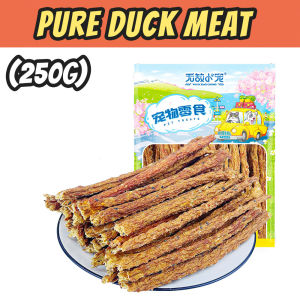 Furiri 250g Pure Duck Chicken Jerky Meat Dog Teething Snacks For Dog Puppy 3 Months Above Dog Treats Pet Food