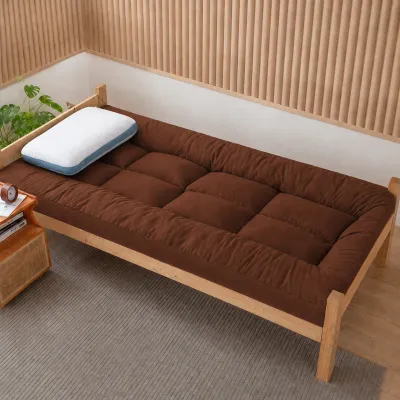MISO Tatami Mattress Topper 2/4/6CM Foldable Soft Feather Fiber Tilam Single Super Single Baby Student Dorm Bunk Bed