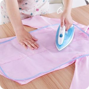 Home Ironing Clothes Protector Cover Foldable Mat Household Laundry Heat Resistant Polyester Mesh Pad 烫衣布 烫衣垫