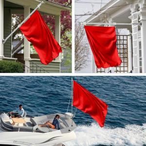 180° Flag Rod Bracket Mount Adjustable Flag Holder Stainless Steel Outside House Flag Rod Bracket Holder Bracket