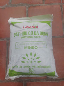 Đất trồng cây Lavamix gói 6.5dm đất hữu cơ đa dụng trộn sẵn chuyên dùng trồng rau sạch và hoa kiểng