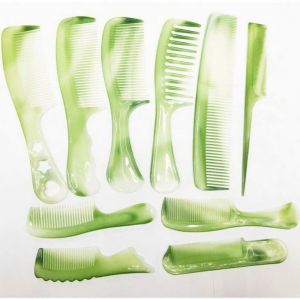 Sét 10 Lược Nhựa Chải Tóc Thẳng Màu Giao Ngẫu Nhiên