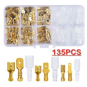 360/1000PCS 2.8/4.8/6.3mm Crimp Terminals Insulated Seal Electrical Wire Connectors Crimp Terminal Connector Assortment Kit