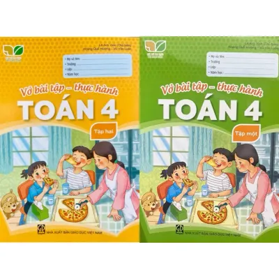 Sách - (Combo) Vở bài tập - Thực hành Toán lớp 4-tập 1 + 2 (Kết Nối)