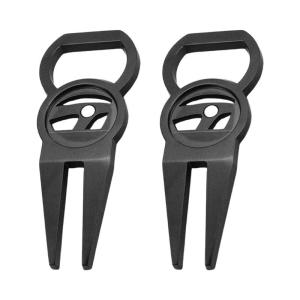 2 cái hợp kim kẽm đánh dấu bóng dụng cụ phục hồi thảm cỏ đánh gôn màu xanh ngã ba công cụ sân rãnh sạch hơn sân golf ngã ba Phụ kiện chơi gôn