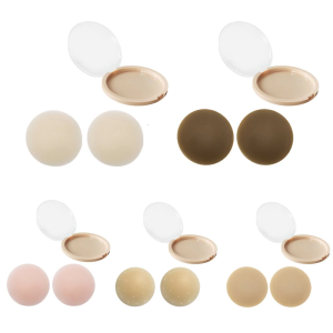 Reusable Pasties Nipple Cover Silicone Nipple Pasties Adhesive Nipples Stickers Breast Petal for Women Girls Gifts