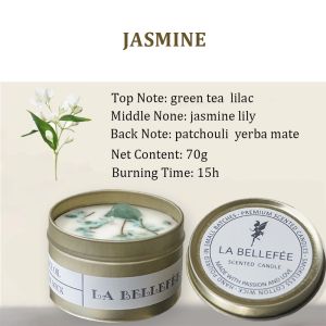 Scented candles smoke-free home long-lasting soothing and sleep-inducing fragrances bedroom ornaments wedding party decorations niche high-end souvenirs candlelight dinners romantic atmosphere incense