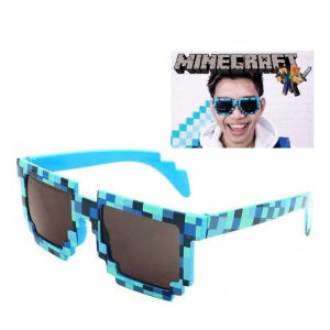 BISA COD - PROMO! Kacamata Model Pixel Minecraft Mosaics UV400 for Kids - For Style