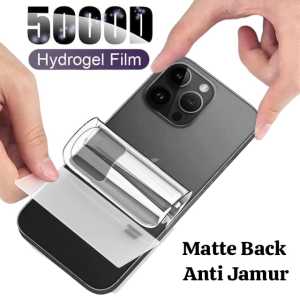 Hydrogel Belakang Anti Jamur Poco F4 5G F4 GT X4 GT X4 Pro X3 GT X3 Pro X3 NFC M4 Pro M3 Pro 5G M3 M2 Pro F2 Pro Pocophone F1 Skin Garskin Back Stiker Clear Transparan / Matte Doff A- Minyak Tempered Glass Jelly Full Cover Xiaomi Mi 5G 4G