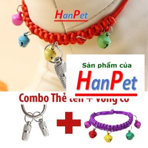 Thẻ tên thú cưng đeo cổ chống thất lạc chó mèo
