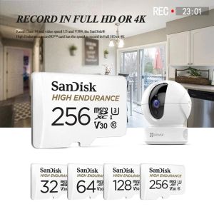 Sandisk High Endurance Micro SDXC Platinum Memory Card  [100/40MB/s] UHS-I Class10 U3 V30 (SDSQQNR) for CCTV cameras dashcams and car cameras.