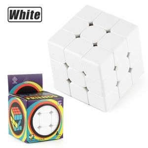 3x3 Cube Limited Edition Black White 3x3x3 Cube Pocket Cubo Collection Profession Speed Magic Cube Pure Black Magnetic Magic Cube Embryo Professional Speed cubes Twist Game-Specific Monochrome Same Color Matching puzzlefor toys