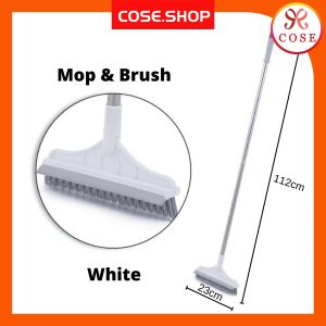 [COSE] Magic Mop Set 2 In 1 Floor Mop Bucket Sweeper Mop Self Clean Wash Dry Flat Spin Mop | Mop Lantai Serbaguna Viral