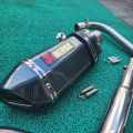 Akraphovic fullsystem for Sigma 250 51mm stainless elbow. 