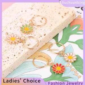 [COD] liuchuanbing Jewellery 5Pcs set Daisy Flower Alloy Knitting Stitch Markers Zinc Alloy Flower Pendant Multicolor For Knitting Tools DIY Findings