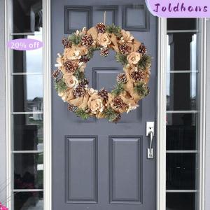 Joldhans Vòng màu trắng Polystyrene bọt vòng cho Giáng sinh thủ công DIY handmade vòng hoa đám cưới ngày lễ nhà bên trang trí