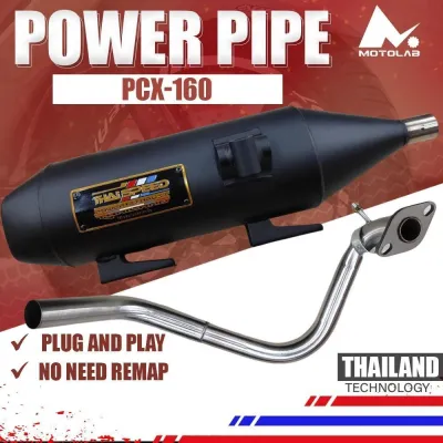 High Quality Power Pipe Muffler for PCX-160 Motorcycle Scooter Made in Thailand