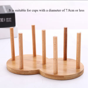 Wooden Disposable Paper Cup Holder Storage Rack Desktop Storage Rack Creative Space Saving Durable