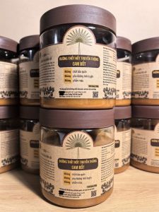 (Combo 2 hũ nhựa - 500g) Đường thốt nốt truyền thống Cam Bốt