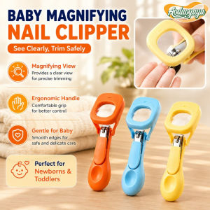 Aoduoyaya Baby Nail Clipper LED Magnifier Safe Stainless Steel Cutter Infant Newborn Nail Trimmer Care Tool