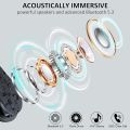 Wireless Earbuds Sports, Bluetooth Headphones 5.3, 50H Playback Over-Ear buds with 4 ENC Noise Cancelling Mic, Deep Bass Earphones with Earhooks, IP7 Waterproof Fitness Headset for Running Workout Gym. 