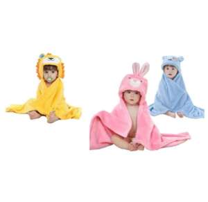 Selimut Bayi Newborn Hoodie Bedong Bayi Lembut Selimut Bulu Anak Kecil Handuk Murah