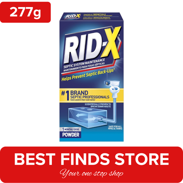 RID-X Septic Tank Treatment Powder 277g | Lazada PH