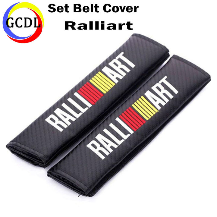 Protections Ceinture De Sécurité Fibre De Carbone Bleu TRD Pour Toyota Tacoma - 2Pcs - Neuf
