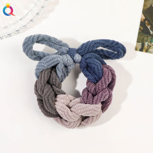 SCRUNCHIE KARET RAMBUT/KARET RAMBUT BAHAN WOL TEBAL/KOREAN SCRUNCHIE