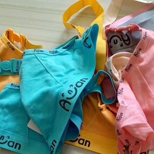 6Pcs Miniset Karakter Anak CEWEK 5-13tahun SD/SMP S/M/L/XL terlaris/Miniset anak abg termurah/bh anak remaja tanpa kawat terlaris