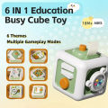 Little Buddy 6-in-1 Baby Activity Ball Toy Montessori Cube Toy Infant Hand Training Educational Toy. 