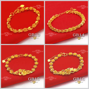 POS DARI KL - GB13 / RANTAI TANGAN / BRACELET / GOLD BRACELET / RANTAI / GELANG / RANTAI PEREMPUAN / PLATED / FASHION
