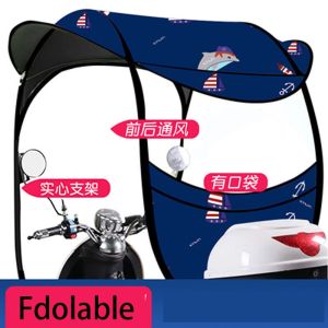 【Ready stock】Protective Gear Electric Car Canopy Motorcycle Awning Electric Car Scooter Cover Rain with bracket full set
