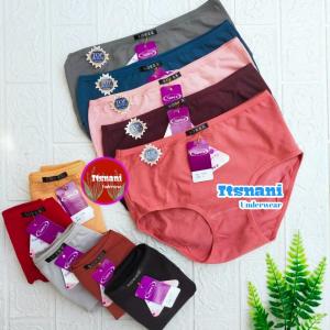 Celana Dalam Wanita Sorex 1178 Bahan Katun | Cd Wanita Sorek Cutting Maxi High Waist Isi 6 & 3 Pcs