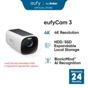 eufyCam S330 (eufyCam 3) Solar Add-on Camera - T8160