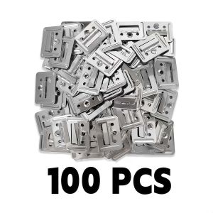 100 Galvanized Buckle Panel Fixing Boards Wall Protective Clips WPC Wall Clips Ceiling Grooved Coated Clips