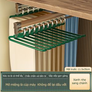 Bộ 5 Móc treo quần tây treo khăn đồ ngủ thiết kế thông minh hình ngỗng siêu bền-NIEVE